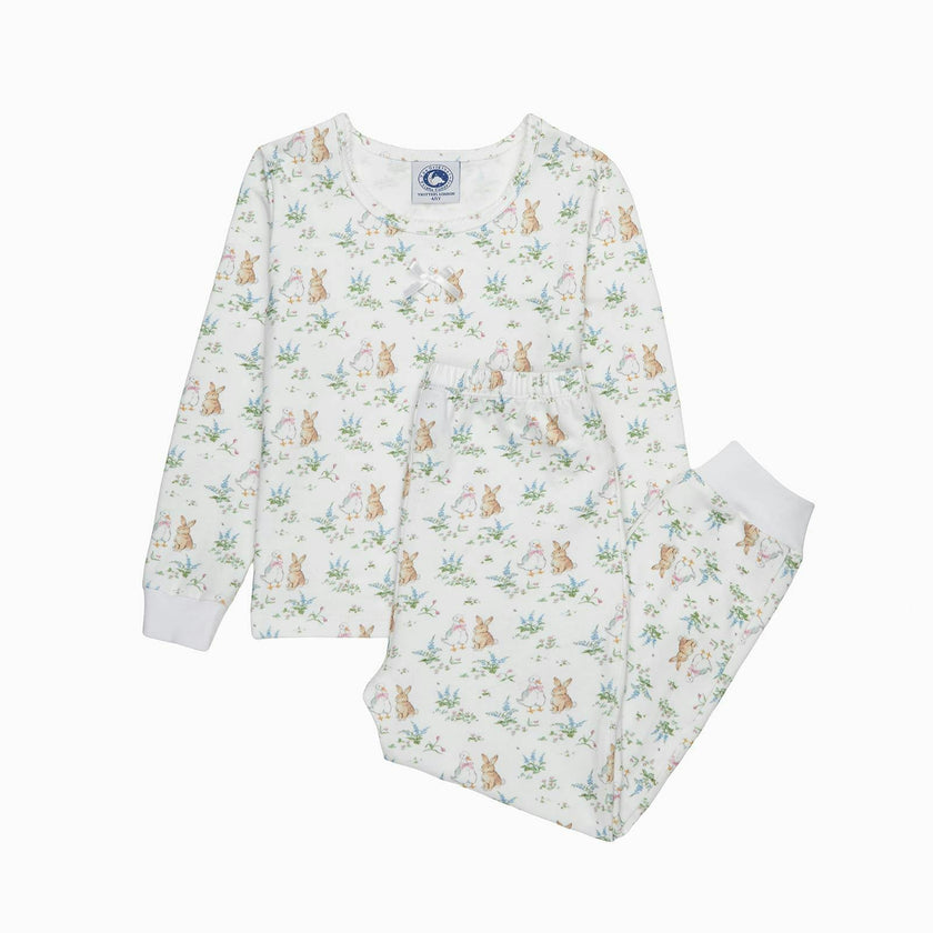 Duck & Bunny Slim Fit Jersey Pajamas