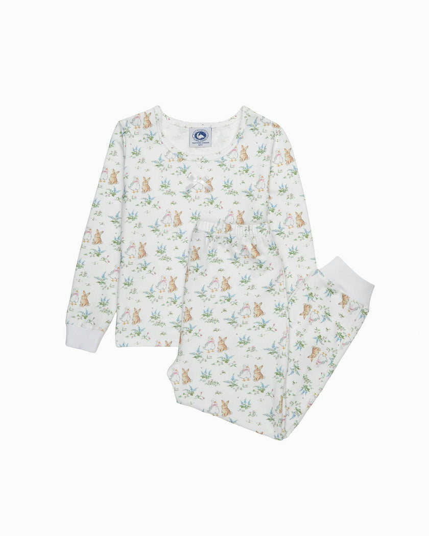 Duck & Bunny Slim Fit Jersey Pajamas