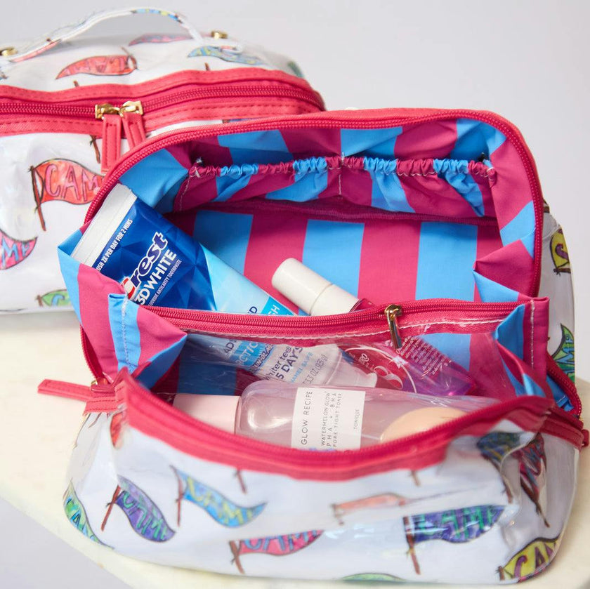 Camp Pennant Cosmetic Bag