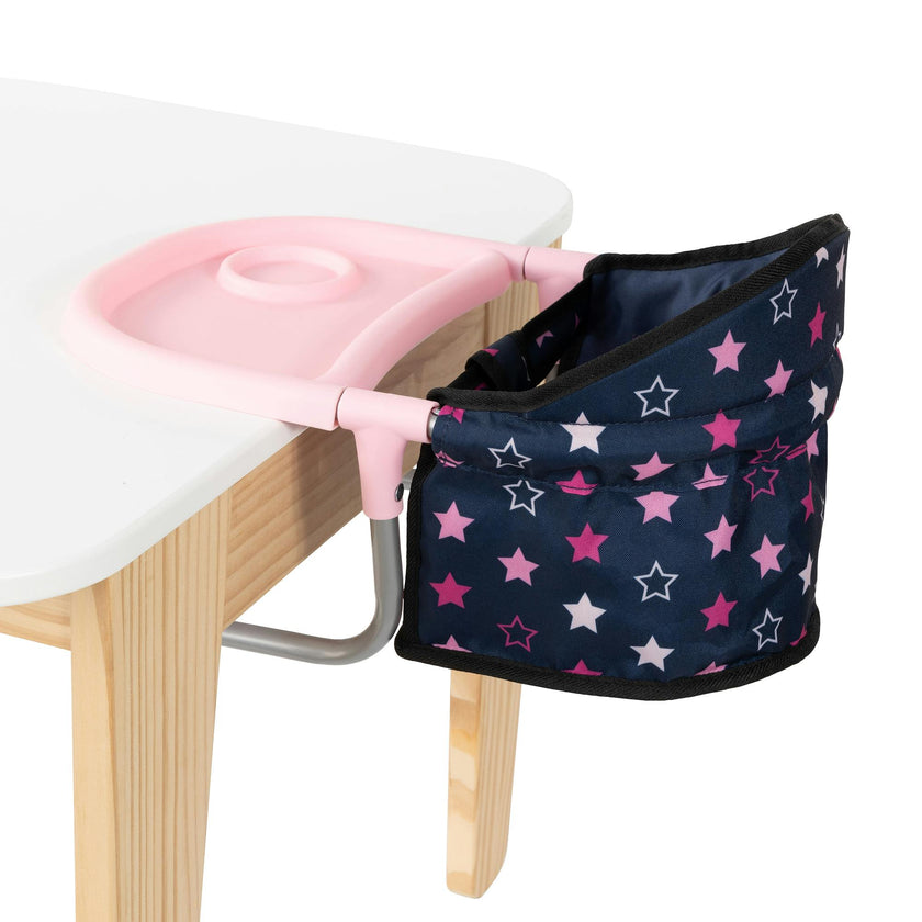Bayer Design Dolls: Table Seat - Navy, Pink, Stars