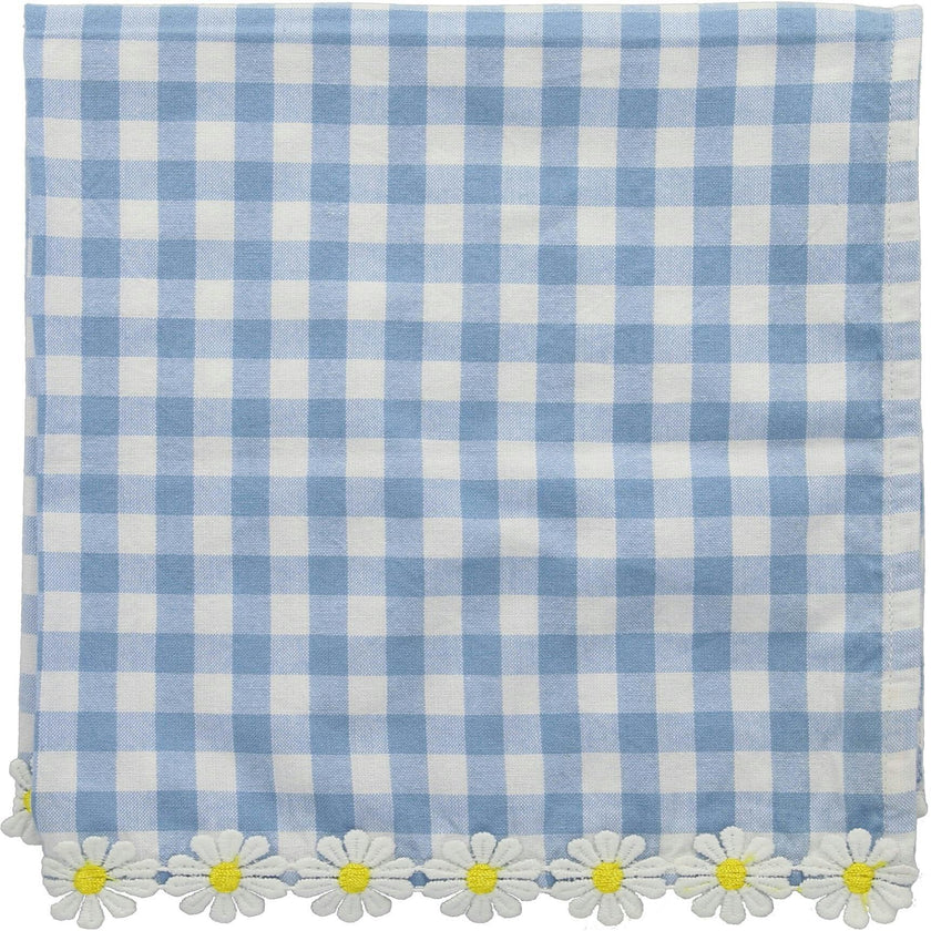 Daisy Gingham Cloth Napkins