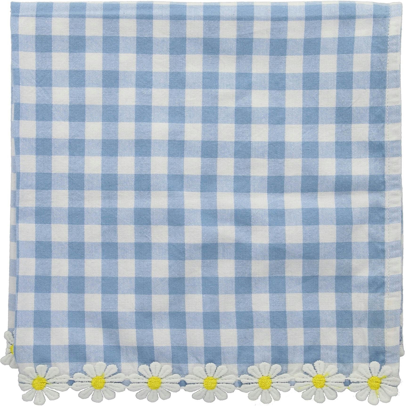 Daisy Gingham Cloth Napkins