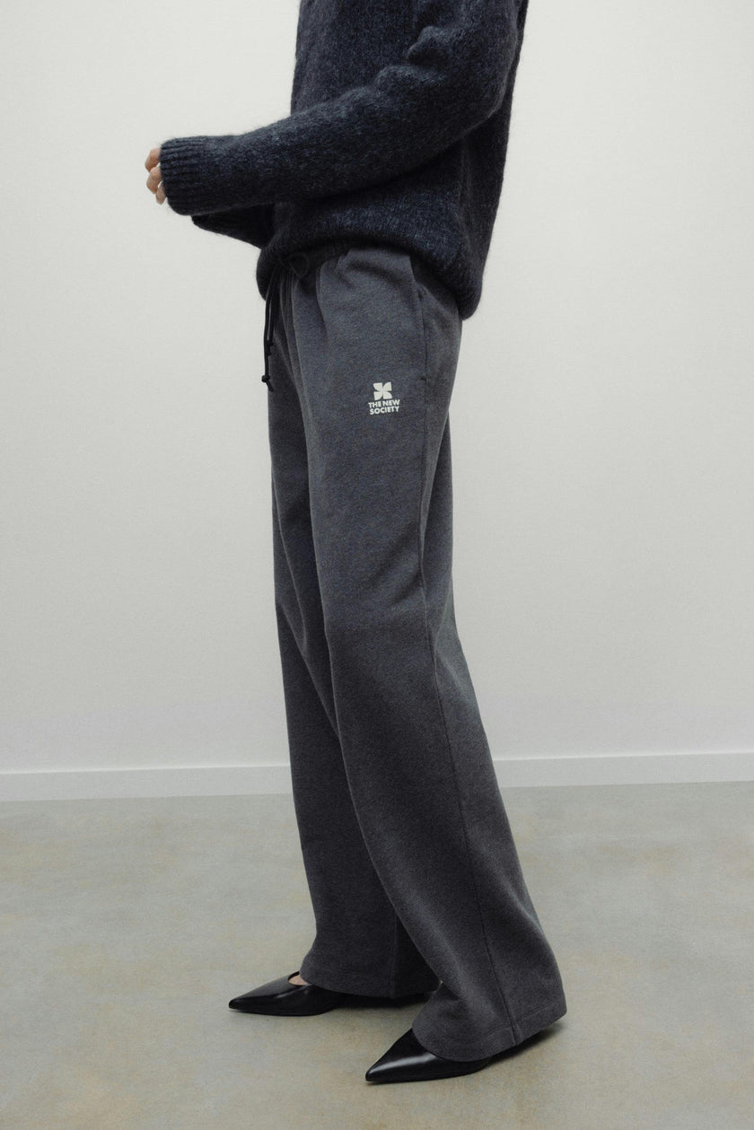 TNS Logo Woman Jogging Dark Grey Melange