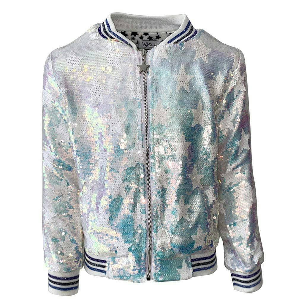 Bright Star Sequin Bomber