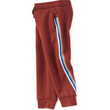Stripe-Out Joggers, Brown