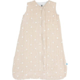 Cotton Muslin Sleep Bag - Taupe Cross