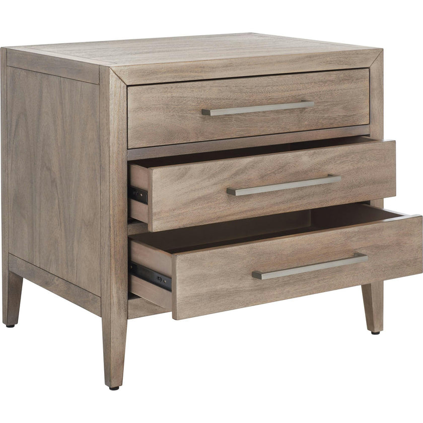 Ariella 3 Drawer Nightstand