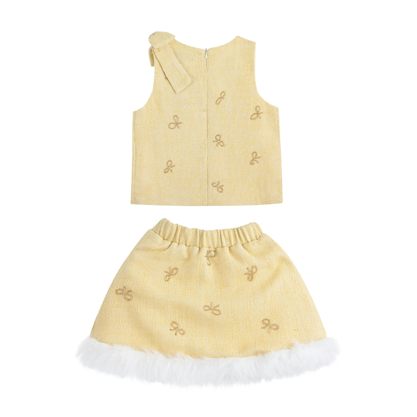 Yellow Maxine Bow Set