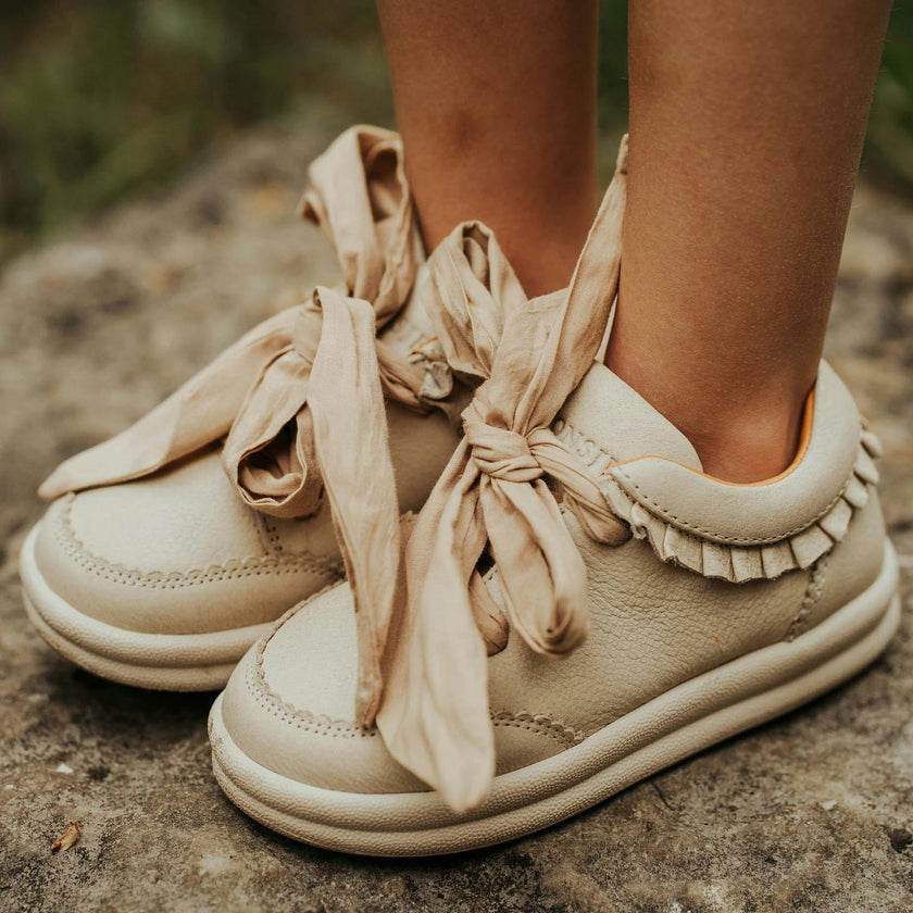 Lexley Sneakers | Cream Leather