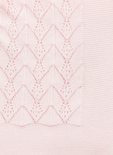 Wonder Baby Organic Cotton Blanket - Blush Pink