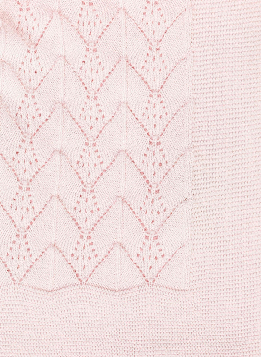 Wonder Baby Organic Cotton Blanket - Blush Pink