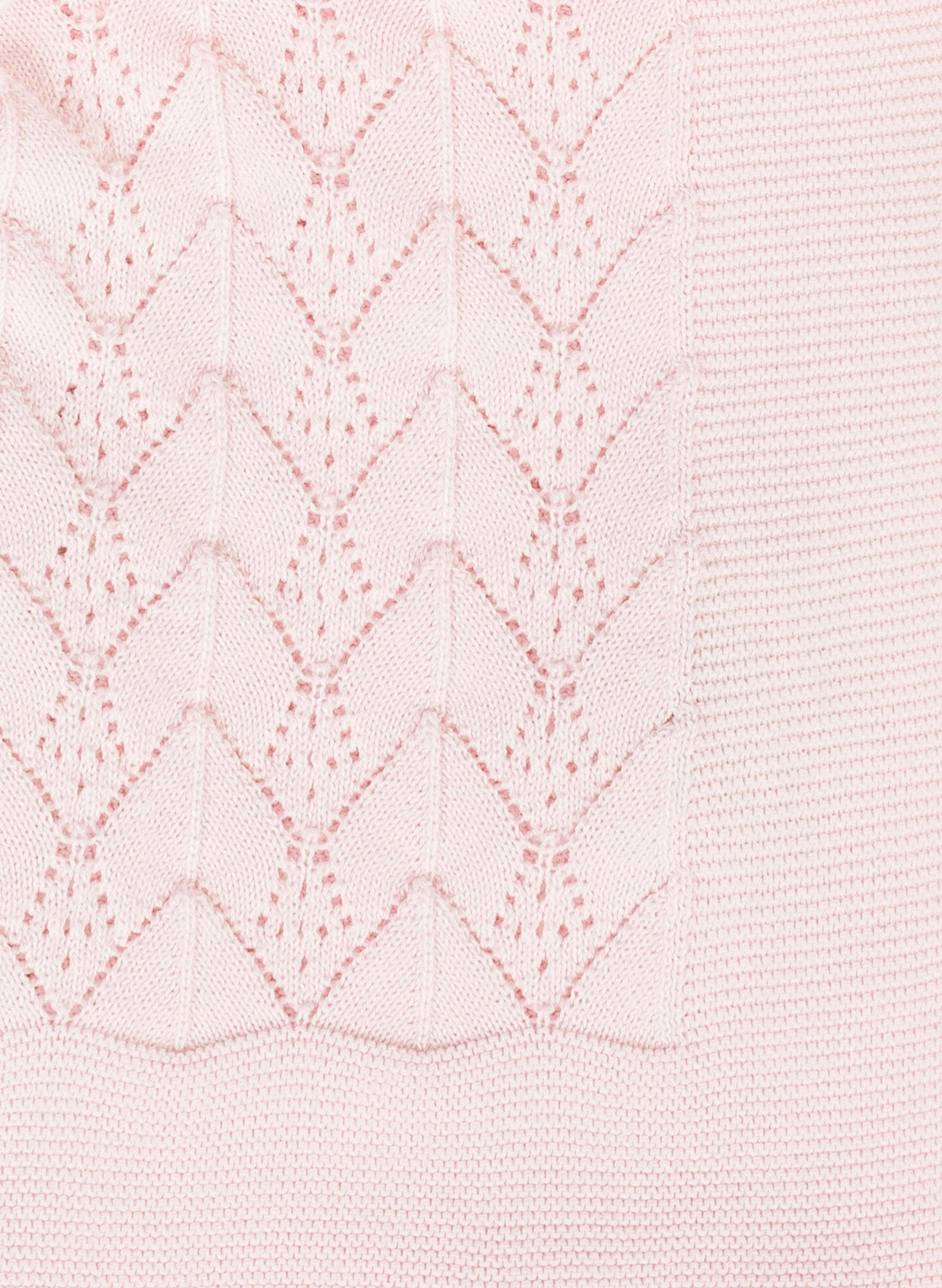 Wonder Baby Organic Cotton Blanket - Blush Pink