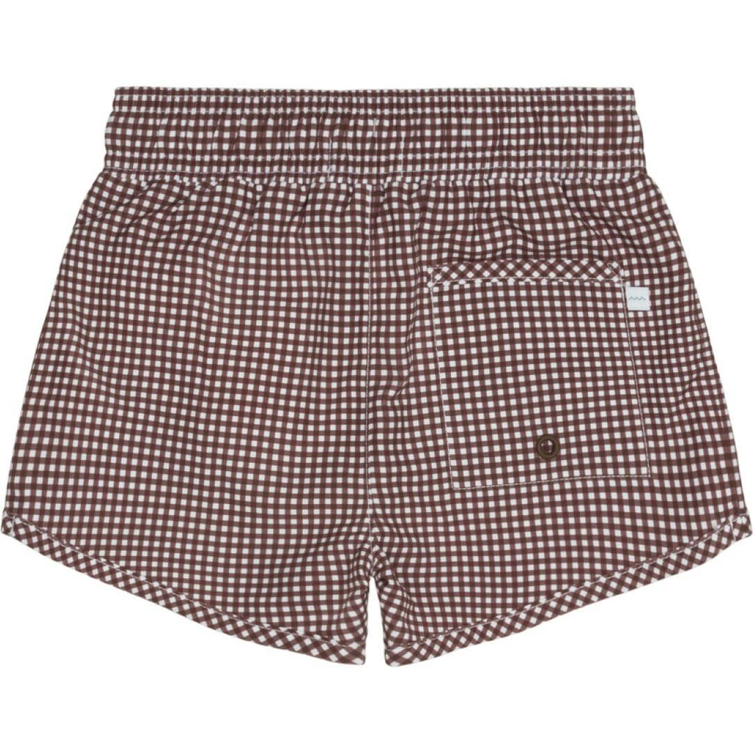 boys cocoa gingham boardie