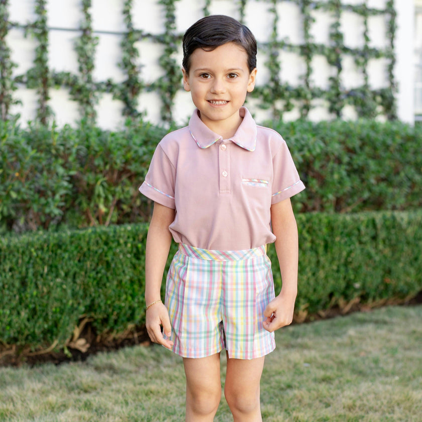 William Boy Polo Set - Pastel Gingham