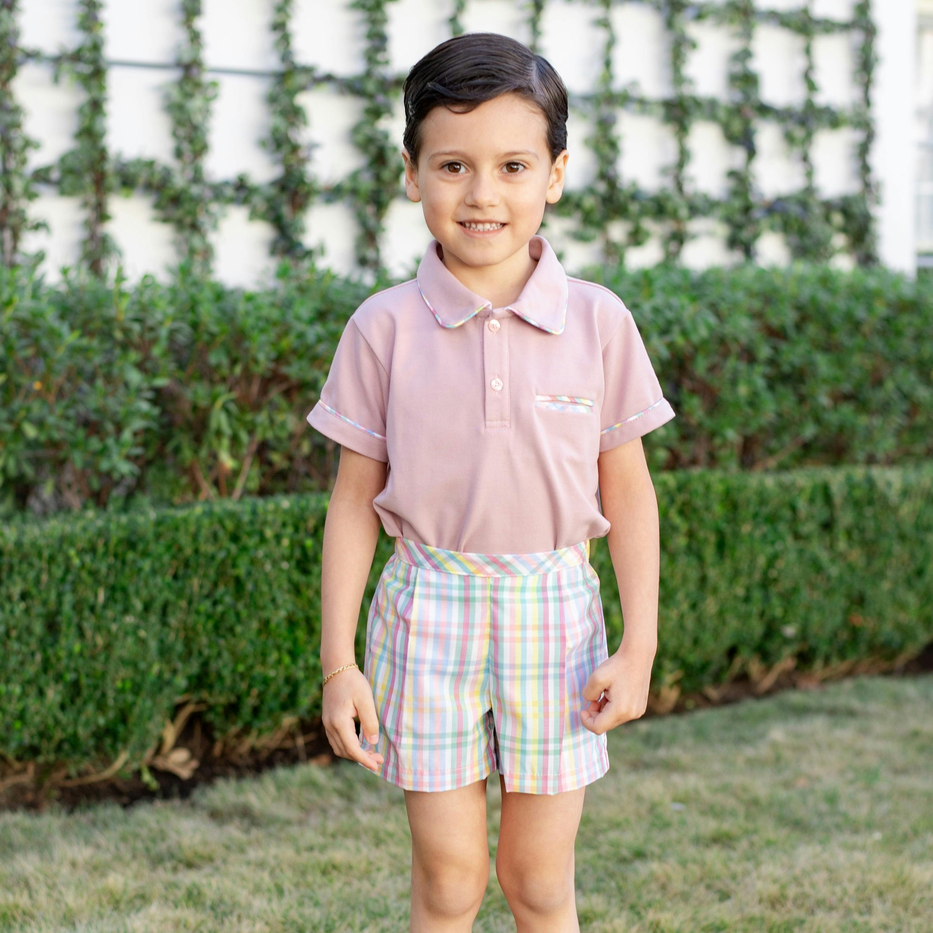 William Boy Polo Set - Pastel Gingham
