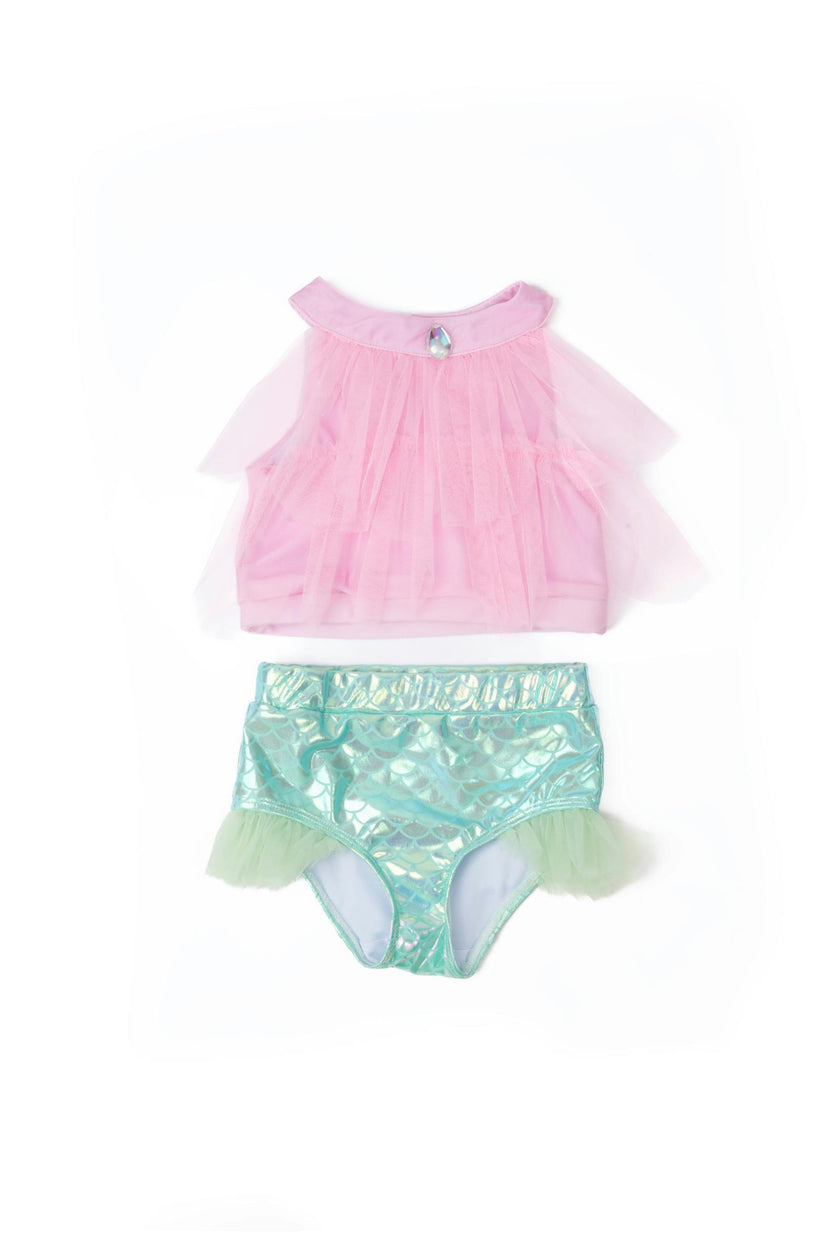 Pink Mermaid Swim Suit