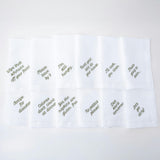 Mixed Messages Dinner Napkins