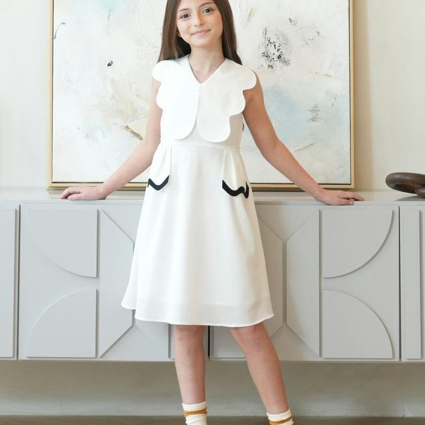 Colette Dress, White