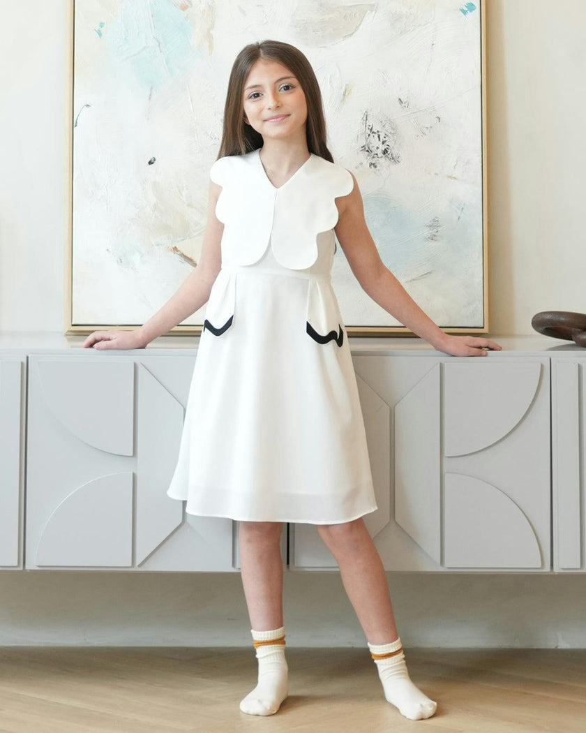 Colette Dress, White