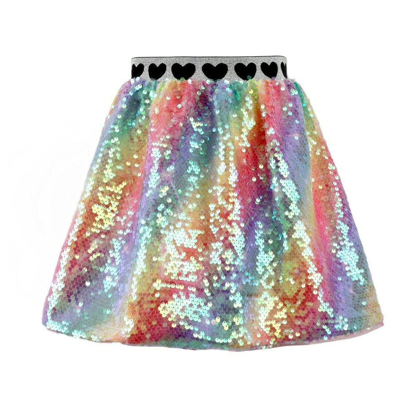 Shimmer Rainbow Sequin Skirt
