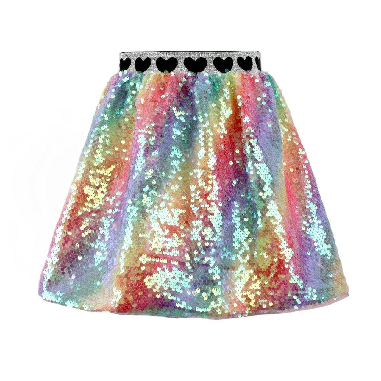 Shimmer Rainbow Sequin Skirt