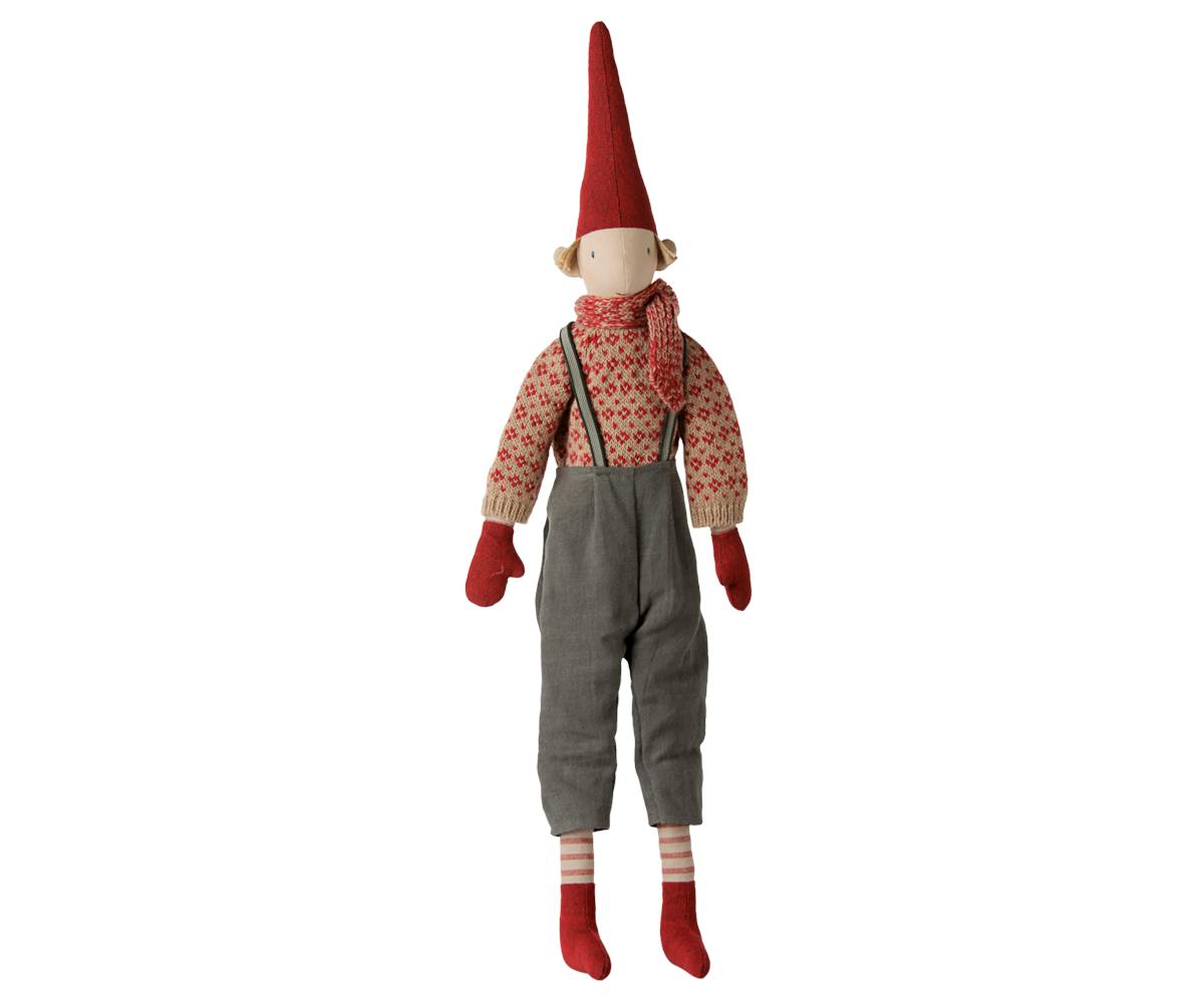 Pixy, Size 4 - Boy - Knitted sweater and scarf