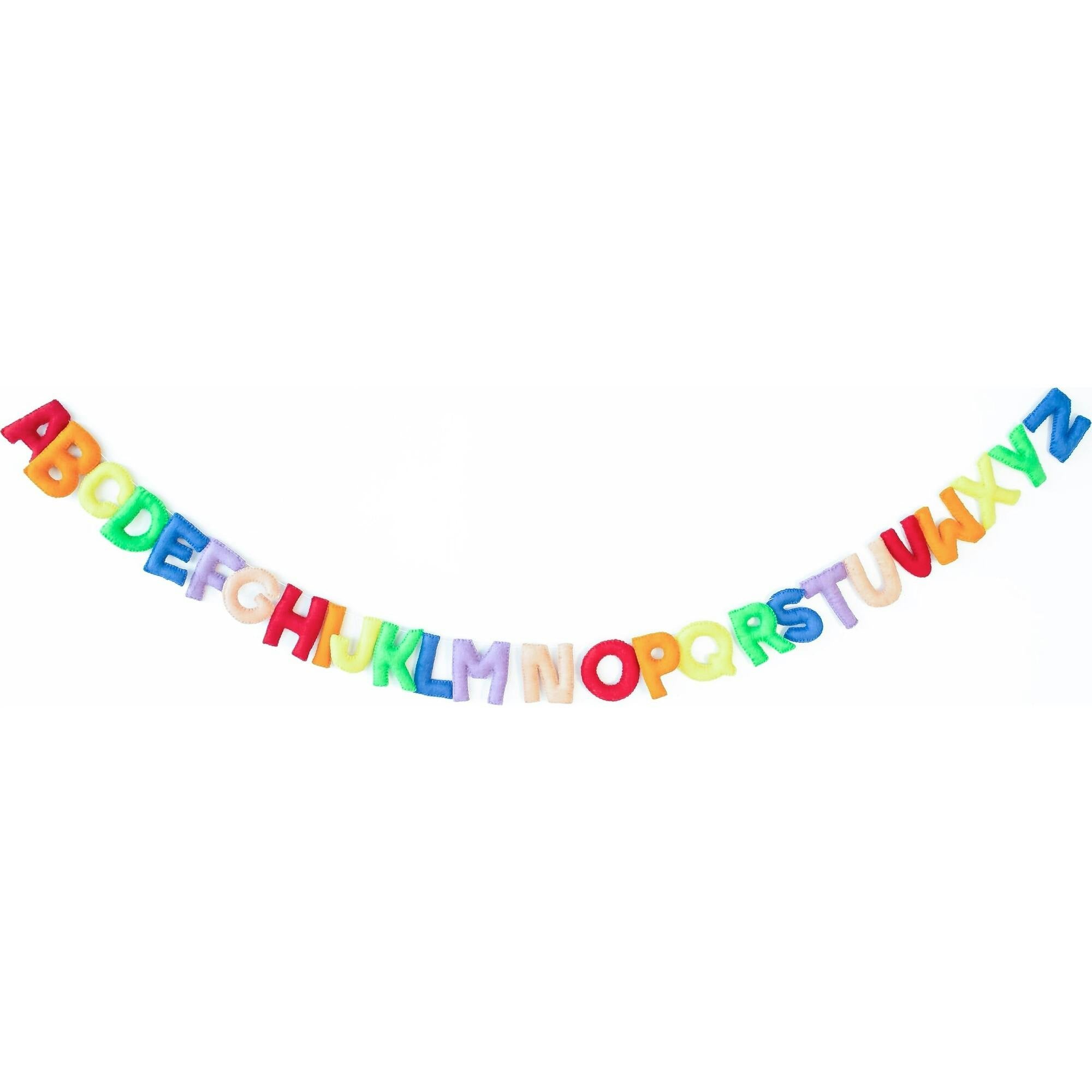 Alphabet Wool Felt Garland