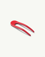 Mini French Hair Pin in Ruby