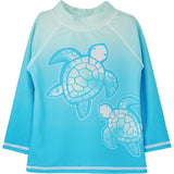 UPF 50+ Graphic Rash Guard Swim Top - G