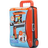 On the Go Carry On Suitcase & Pretend Play Tool Set w/ Accessories