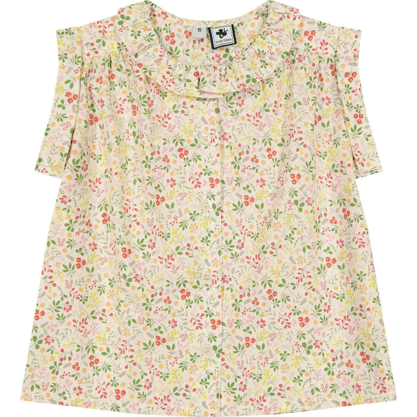 Iris Ruffle Top, Florals