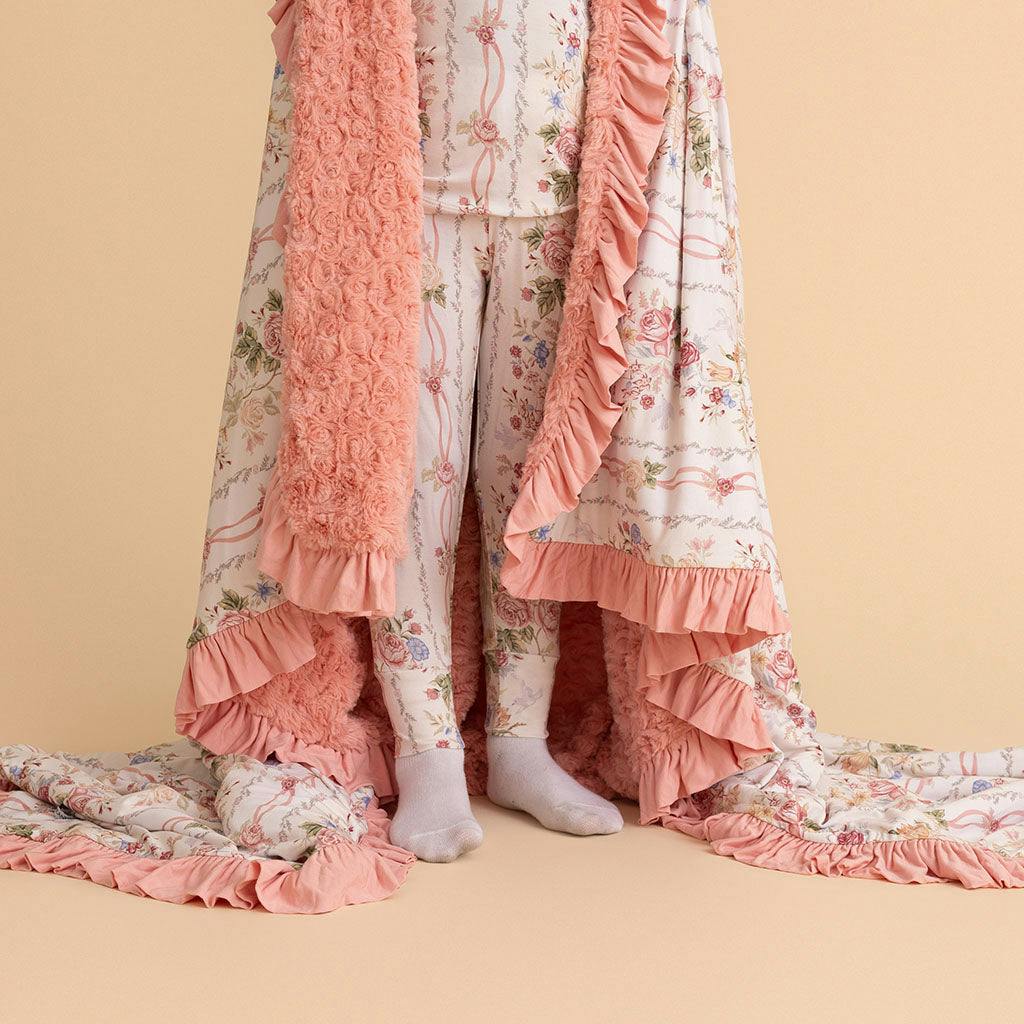 Janey Minky Ruffled Luxe Patoo® Blanket