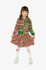 Shirt Plaid Dress Pink And Green