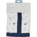 Cotton Muslin Baby Quilt - Shooting Stars