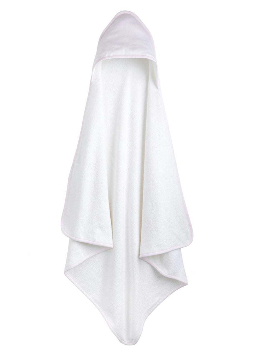 Hooded Towel - Pink Stripe