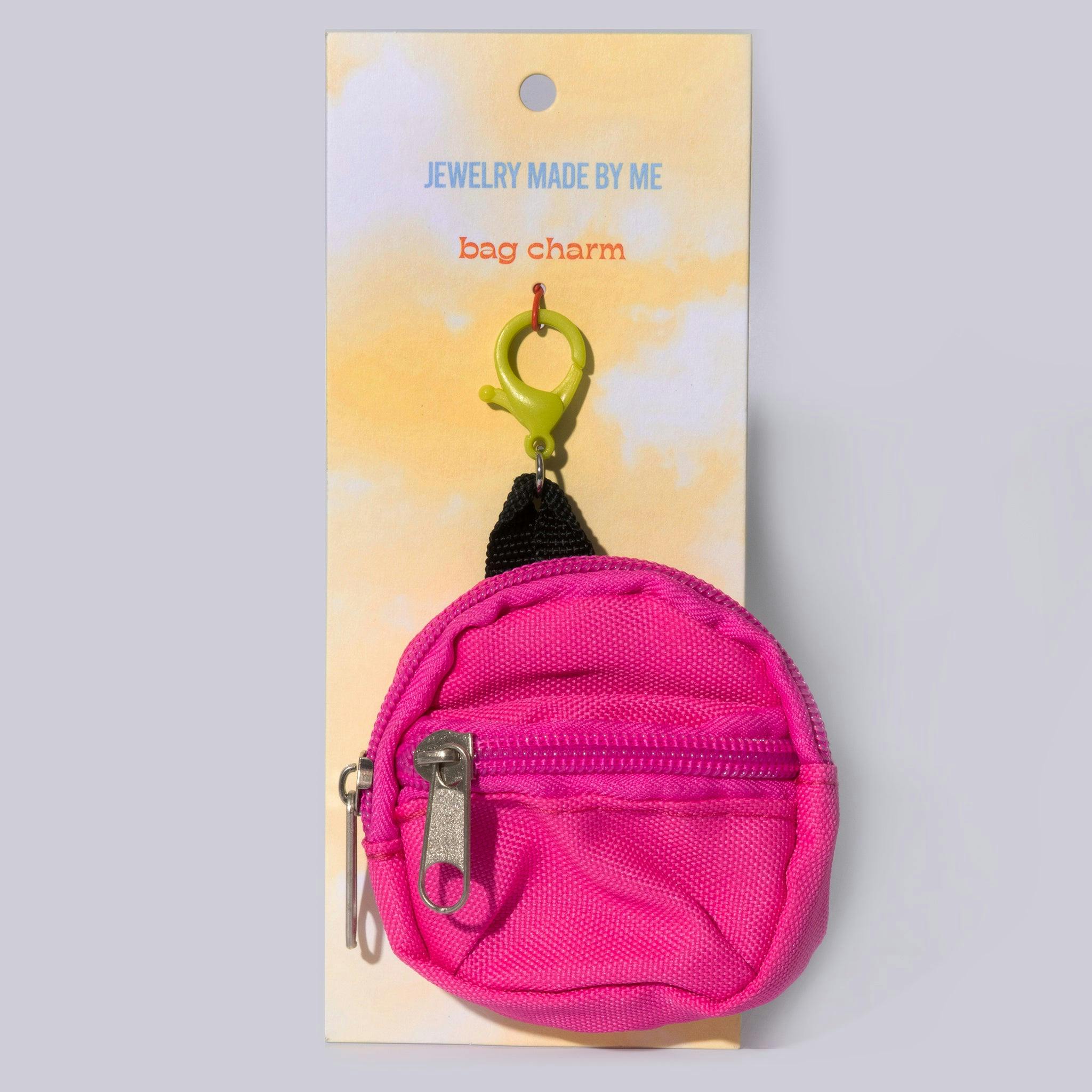 Pink Mini Backpack Charm