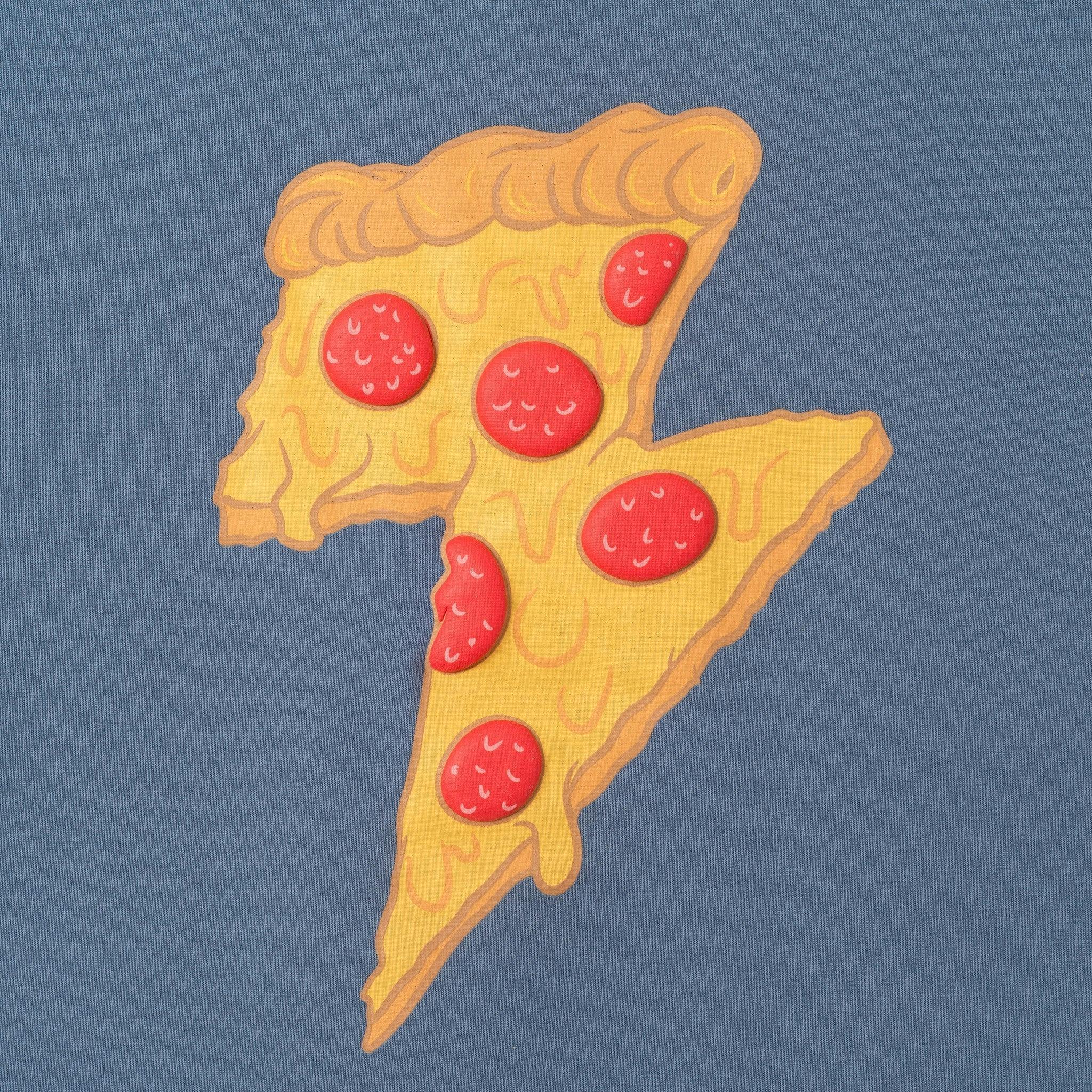 Boys Long Sleeve Tee & Jogger Set | Pizza Lightning-Bolt