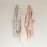 Cotton Jacquard Neutral Baby Blanket (Copper Moon Phase)