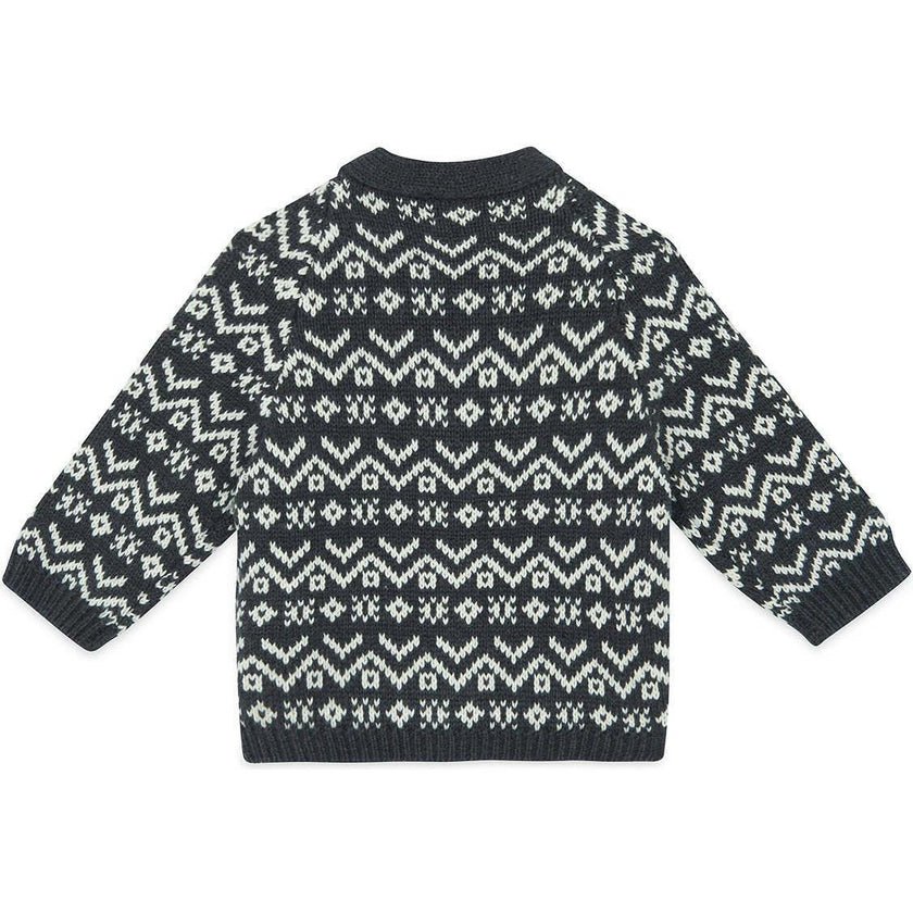 BONTON Mozza Baby Cardigan - Carbone