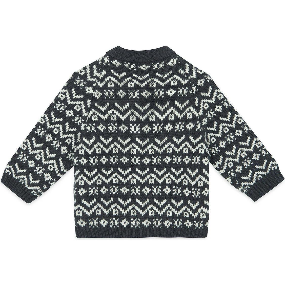 BONTON Mozza Baby Cardigan - Carbone