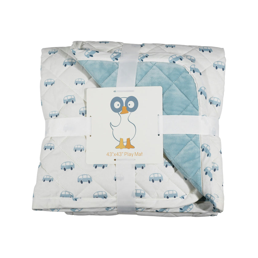 GooseWaddle Super Soft Play Mats - Cotton and Super Soft Quilted (Reversible)