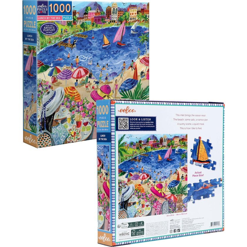 Piece&Love: Lunch by the Sea - 1000 pc Puzzle