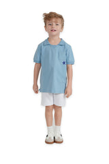 Star Embroidered Trim Tshirt
