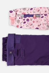 Two Piece Play Snowsuit Pink Mini Flower Print