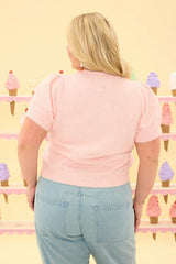 Lila Top in Pink