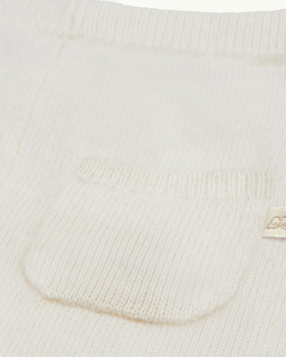 Cassandra Cashmere Angel Wing™ Leggings - Ivory