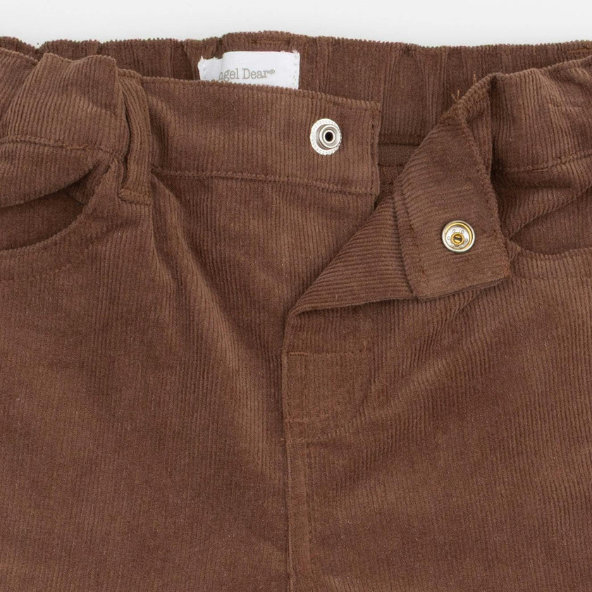 Solid Beaver Fur Corduroy - Adjustable Pants