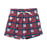 Baby Boys Swim Trunk - Navy Flag