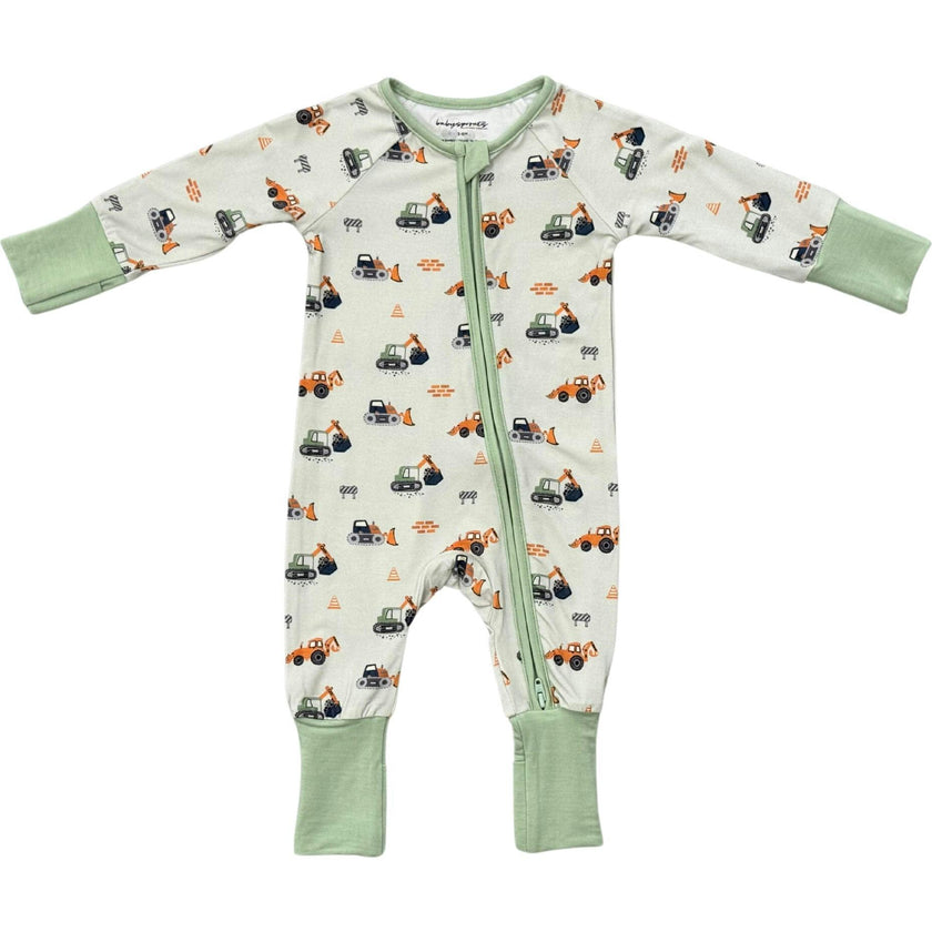Baby Long Sleeve Zip Romper