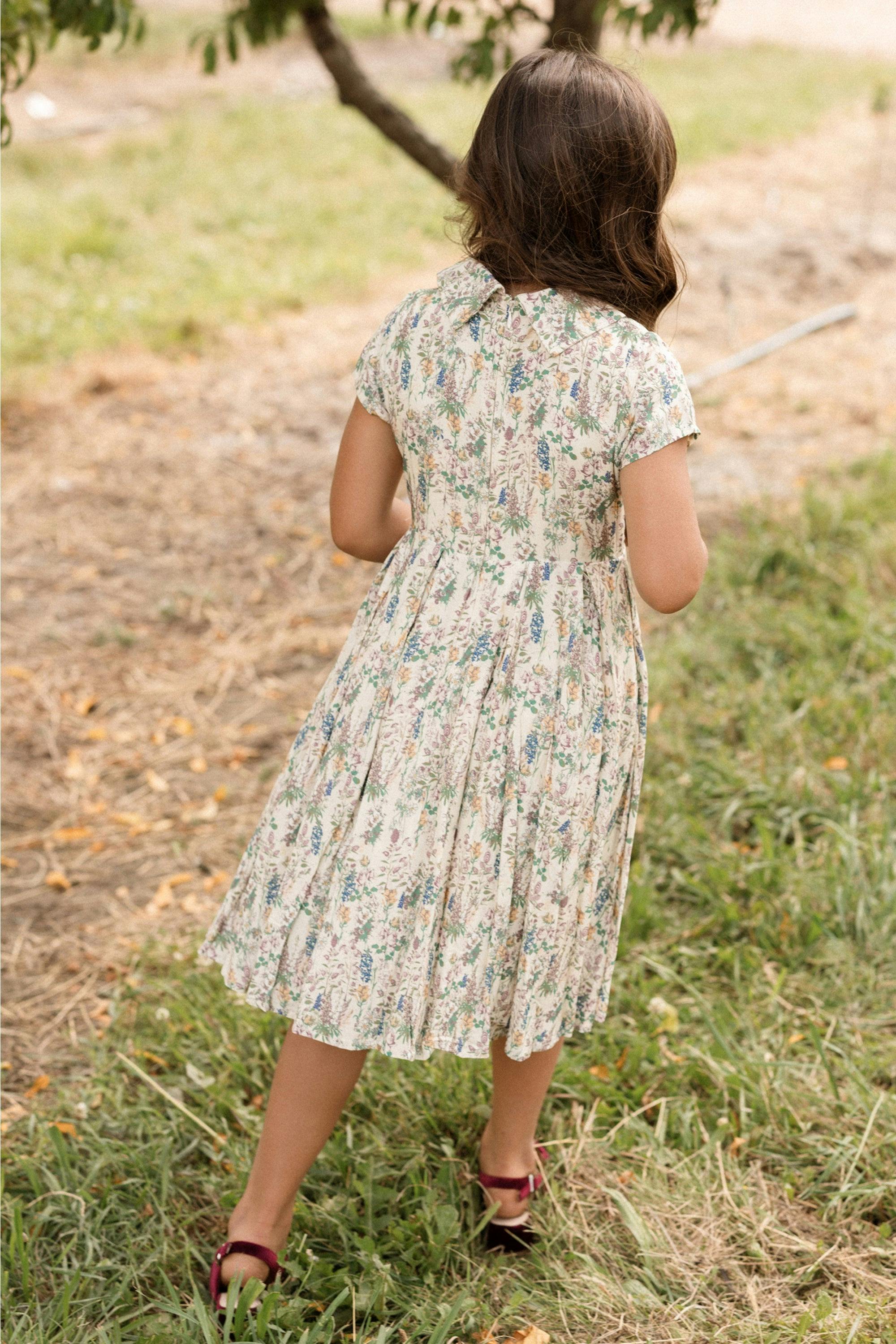 Mini Amber Dress in Autumn Bouquet
